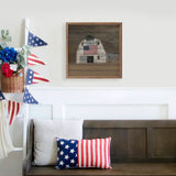 Kendrick Home - Americana White Barn: 4 x 4 x 1
