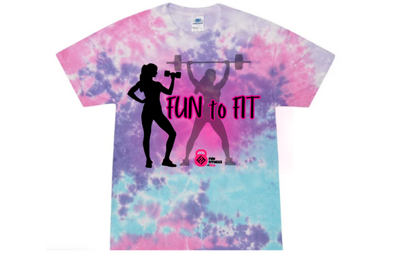 Fun to Fit tie dye tee