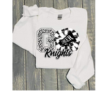 Go Knights cheer crew/ hoodie TCc5