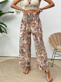 Printed Wide Leg Pants