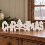 VHC Brands - CHRISTMAS Carved Wooden Sign 15x4.25x1
