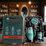 Mildly Handsome - Beard Grooming Gift Tin: Frostwood