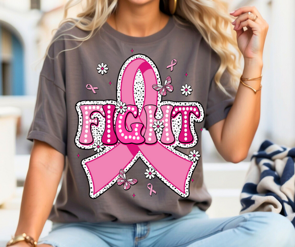 FIGHT breast cancer tee