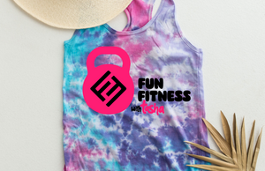 Tie Dye tank with FF with Tasha