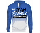 TYCON ombre hoodie ONE team ONE family TC6