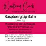 Woodland Creek Candles - Raspberry Lip Balm: 3/16 ounce (Stick)