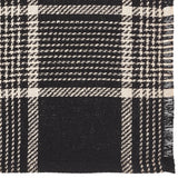 VHC Brands - Eston Black Tan Plaid Runner 12x48