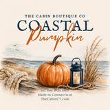 The Cabin Boutique Co - Coastal Pumpkin 12oz Mason Jar Candle w/Bronze Lid - Fall
