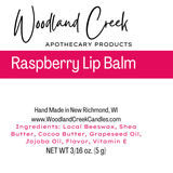 Woodland Creek Candles - Raspberry Lip Balm: 3/16 ounce (Stick)