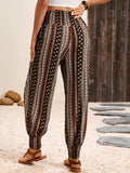 Printed High Waist Pants