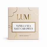 LUMI - Vanilla Sea Salt Caramels – Beige Box, 2 oz