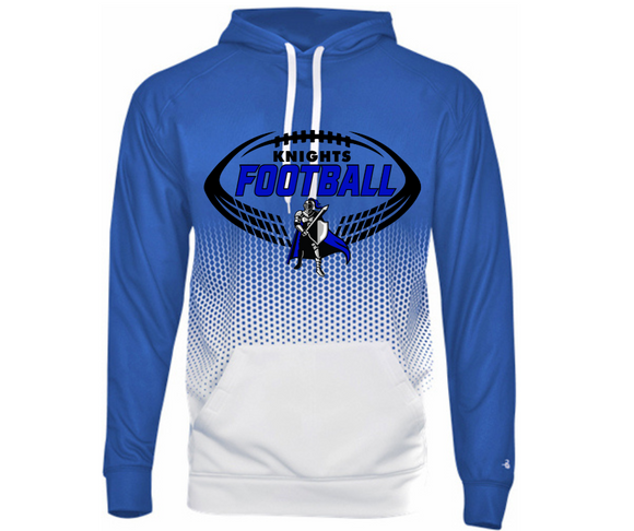 KNIGHTS football ombre hoodie TC7