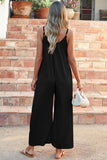 V-Neck Spaghetti Strap Jumpsuit