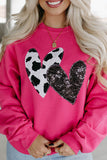 Heart Patch Long Sleeve Sweatshirt