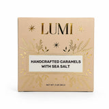 LUMI - Fall Handcrafted Caramels with Sea Salt – Beige Box, 2 oz