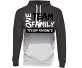 TYCON ombre hoodie ONE team ONE family TC6