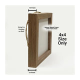 Kendrick Home - Americana White Barn: 4 x 4 x 1