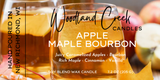 Woodland Creek Candles - Apple Maple Bourbon Soy Blend Wax Candle