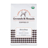 Grounds & Hounds Coffee Co. - Sit & Stay™ Medium-Dark Roast Blend Coffee: 12 oz / Whole Bean