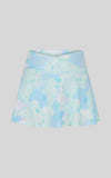90 Degree by Reflex & Yogalicious - Girls Jersey Crossover Waistband Active Tennis Skort: Black