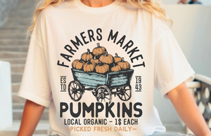 Farmers market pumpkins