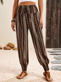 Printed High Waist Pants