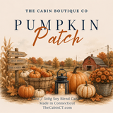 The Cabin Boutique Co - Pumpkin Patch 12oz Mason Jar Candle w/Bronze Lid - Fall