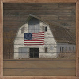Kendrick Home - Americana White Barn: 4 x 4 x 1