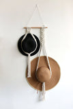 Macrame Double Hat Hanger