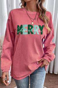 MERRY CHRISTMAS Round Neck Sweatshirt