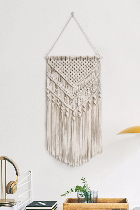 Warm Life Fringe Macrame Wall Hanging