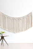 Macrame Fringe Wall Hanging Decor