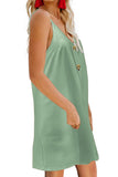 V-Neck Mini Cami Dress