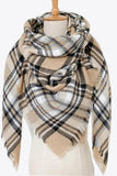 Plaid Imitation Cashmere Scarf