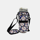 Insulated Tumbler Cup Sleeve With Adjustable Shoulder Strap