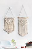 Macrame Fringe Wall Hanging Decor