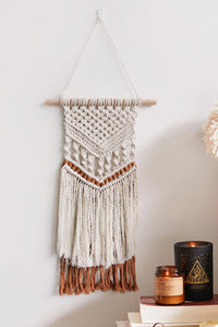 Macrame Fringe Wall Hanging