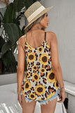 Printed Surplice Spaghetti Strap Cami