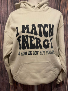 Match energy hoodie